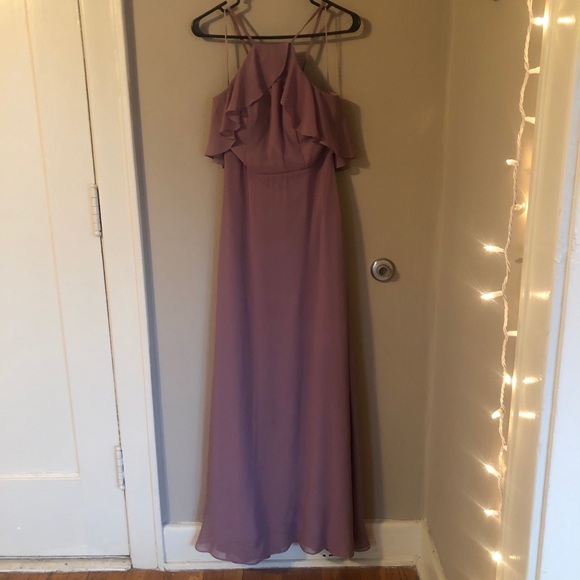 Dark Mauve Birdy Grey Dress - Picture 3 of 8